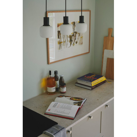 Suspension - MILFORD - Verre - Noir -  E14 NORDLUX 2412623003 