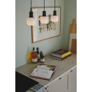 Suspension - MILFORD - Verre - Noir -  E14 NORDLUX 2412623003 