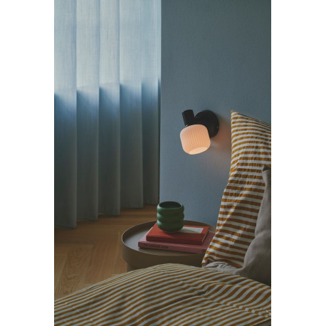 Applique murale - MILFORD - Verre - Noir -  E14 NORDLUX 2412631003 