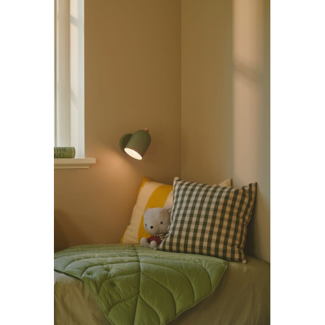 Applique murale - GASTON - Métal - Vert poudré -  E27 NORDLUX 2412671023 