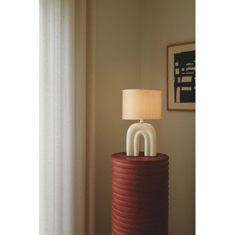 Lampe à poser - HAZE - Céramique - Beige -  E27 NORDLUX 2412705009 