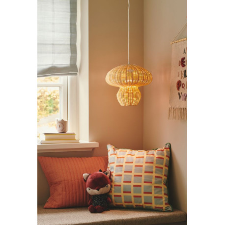 Suspension - ALLIE - Rotin - Nature (marron) -  E27 NORDLUX 2412753060 