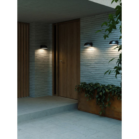 Applique murale - CLARSO -  Plastique - Noir -  E27 NORDLUX 2418211003 