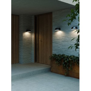 Applique murale - CLARSO -  Plastique - Noir -  E27 NORDLUX 2418211003 