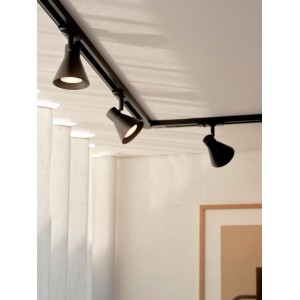 Luminaire sur rail - EIK - Métal - Noir - GU10 NORDLUX 2510389903 