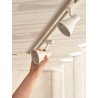 Luminaire sur rail - EIK - Aluminium - Blanc - GU10 NORDLUX 2510399901 