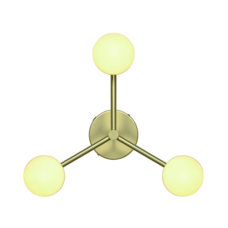 Plafonnier - CONTINA -  Métal - Laiton brossé - G9 NORDLUX 2512096035 