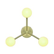 Plafonnier - CONTINA -  Métal - Laiton brossé - G9 NORDLUX 2512096035 