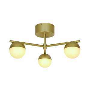 Plafonnier - CONTINA -  Métal - Laiton brossé - G9 NORDLUX 2512096035 