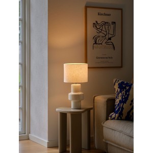 Lampe à poser - DUGAN - Céramique - Beige - E14 NORDLUX 2512655009 