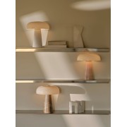 Lampe à poser - GLOSSY - Marbre - Blanc - E14 DESIGN FOR THE PEOPLE 2520015001 