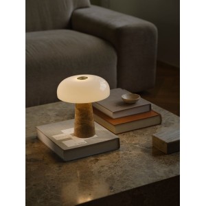 Lampe à poser - GLOSSY - Marbre - Beige - E14 DESIGN FOR THE PEOPLE 2520015009 