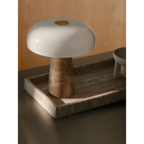 Lampe à poser - GLOSSY - Marbre - Beige - E14 DESIGN FOR THE PEOPLE 2520015009 