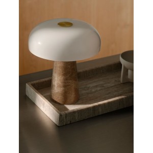 Lampe à poser - GLOSSY - Marbre - Beige - E14 DESIGN FOR THE PEOPLE 2520015009 