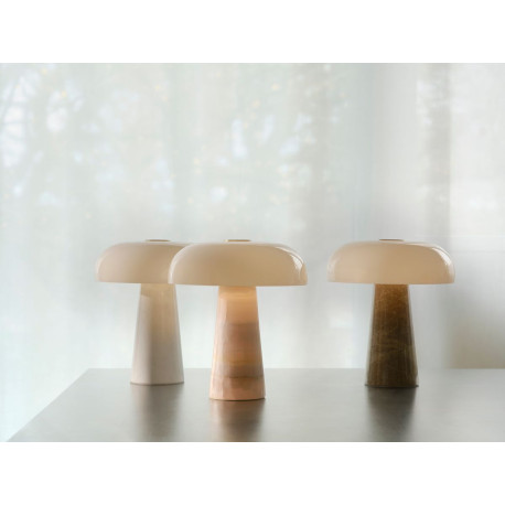 Lampe à poser - GLOSSY - Marbre - Beige - E14 DESIGN FOR THE PEOPLE 2520015009 