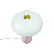 Lampe à poser - GLOSSY - Marbre - Rose - E14 DESIGN FOR THE PEOPLE 2520015057 
