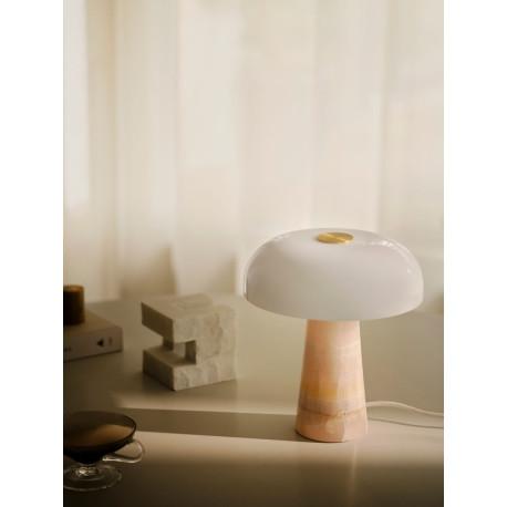 Lampe à poser - GLOSSY - Marbre - Rose - E14 DESIGN FOR THE PEOPLE 2520015057 