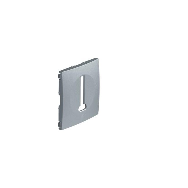 Enjoliveur pour prise télépone titane KALLYSTA - HAGER WK750T