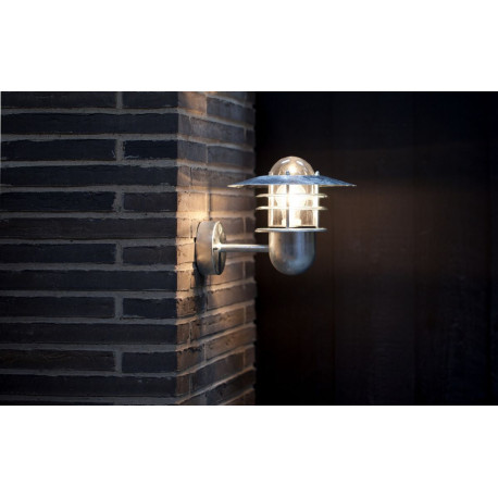 AGGER applique murale Acier Galvanisé et Verre E27 - Nordlux 74481031 