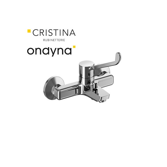 Mitigeur bain douche poignee pmr chrome - CRISTINA ONDYNA PC10751 