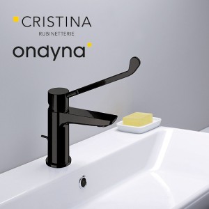 Mitigeur lavabo clinic pmr black mat - CRISTINA ONDYNA PC22113