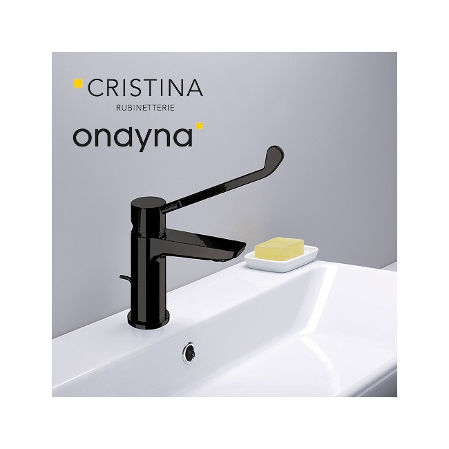 Mitigeur lavabo clinic pmr black mat - CRISTINA ONDYNA PC22113