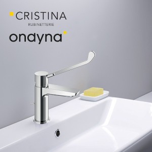 Lavabo clinic pmr chrome - CRISTINA ONDYNA PC22151 