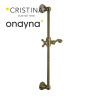 Barre de douche retro Vieux Bronze Mat - CRISTINA ONDYNA PD06593
