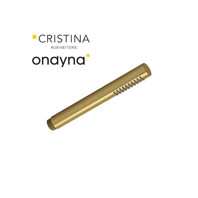 Douchette monojet ronde anticalcaire metal vieux bronze mat - CRISTINA ONDYNA PD11593 