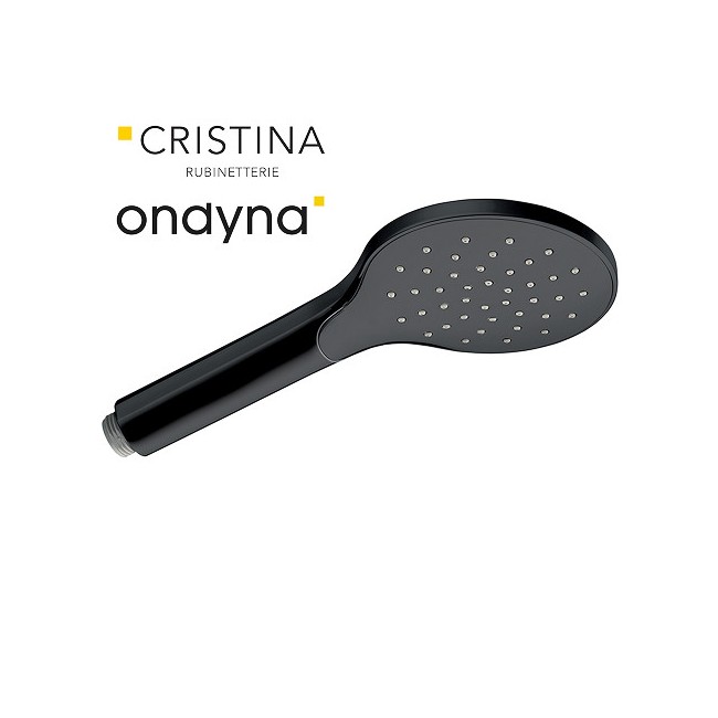 Douchette monojet ronde blackmat - CRISTINA ONDYNA PD18413 