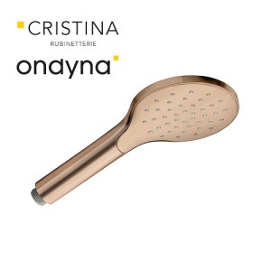 Douchette monojet ronde or rose brosse - CRISTINA ONDYNA PD18434P 