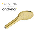 Douchette monojet ronde or brosse - CRISTINA ONDYNA PD18496P 