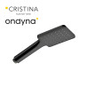 Douchette monojet carree blackmat - CRISTINA ONDYNA PD18513