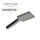 Douchette monojet carree chrome noir brosse - CRISTINA ONDYNA PD18575