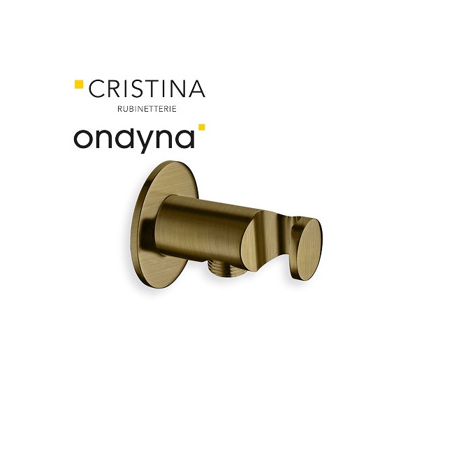 Applique prise d'eau ronde vieux bronze - CRISTINA ONDYNA PD44693 