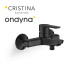 Mitigeur bain douche prime c2 black mat - CRISTINA ONDYNA PE10713