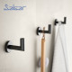 Patère LISSY 45 x 50 x 70 mm BLACK - SALGAR 82197