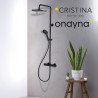 Colonne de douche thermostatique prime black - CRISTINA ONDYNA PE45813