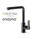 Mitigeur evier prime c3 bec orientable black mat - CRISTINA ONDYNA PE51113