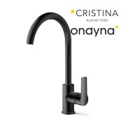 Mitigeur evier prime bec haut c 3 black - CRISTINA ONDYNA PE52213 