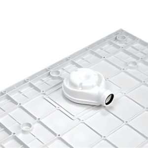 Receveur extra-plat 120X70 Kinecity Blanc PN24 - KINEDO RD1328