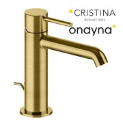 Lavabo mitigeur regular ac vidage tirette laiton phi or bros - CRISTINA ONDYNA PH22196P 