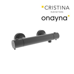 Douche phi thermostatique blackmat - CRISTINA ONDYNA PH45113 