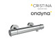 Douche phi thermostatique chrome - CRISTINA ONDYNA PH45151