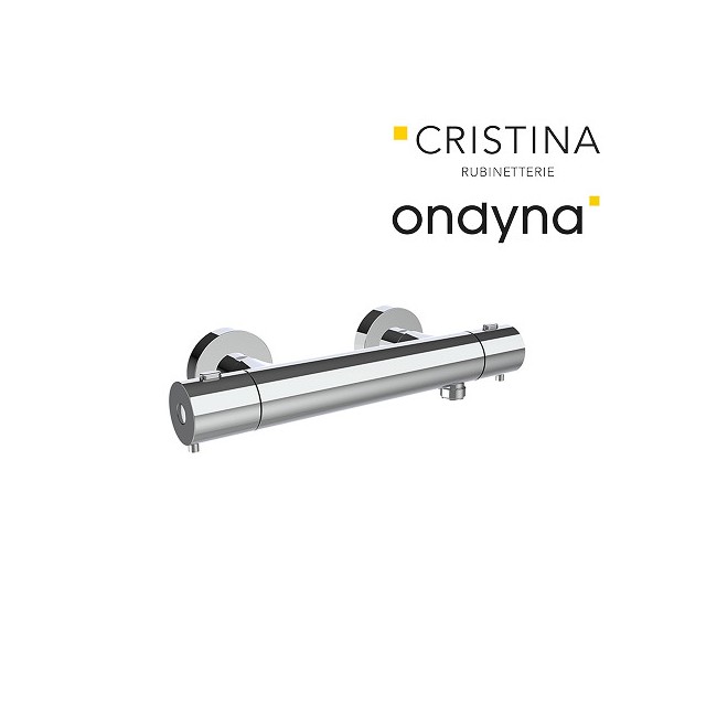 Douche phi thermostatique chrome - CRISTINA ONDYNA PH45151 