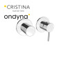 Mitigeur douche phi 2 sorties installation horizontale chrome - CRISTINA ONDYNA PH63251