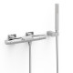Robinet thermostatique mural pour baignoire et douche Chrome - TRES 19017489