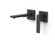 Façade mitigeur lavabo Noir mat - TRES 20230021NM