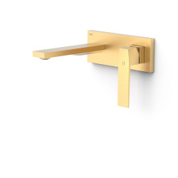 Façade mitigeur lavabo Or Mat 24K - TRES 20230031OM 