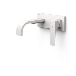 Façade mitigeur lavabo Blanc mat - TRES 20230033BM 